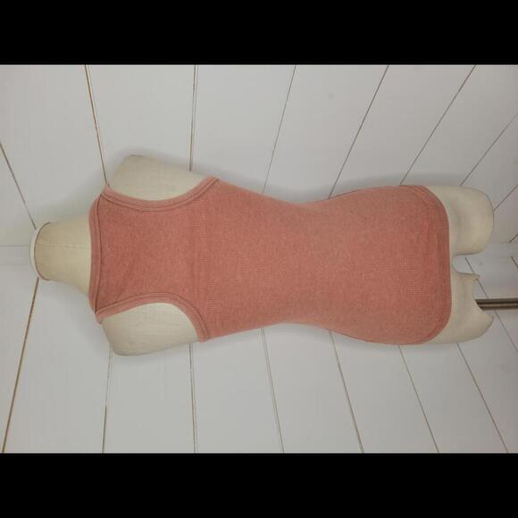 Aerie small dusty rose/pink snap button tank top - Picture 2 of 5